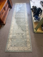 Mint Floral Hall Runner Turkish