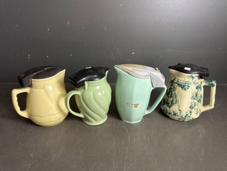 4 Vintage Ceramic Electric Kettles inc. Nilsen