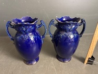 Pair of Victorian-Style Vases - 2