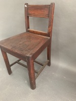 Antique Silky Oak Chair from Villa Maria Convent c1910 - 2