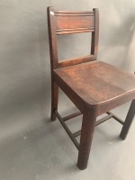 Antique Silky Oak Chair from Villa Maria Convent c1910 - 3