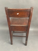 Antique Silky Oak Chair from Villa Maria Convent c1910 - 4