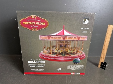 New in Box Vintage Glory of Steam Anderton & Rowland Galllopers