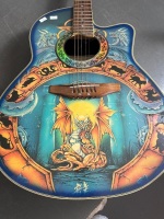 Phoenix Model 0-20020 Electric Acoustic Guitar - 7