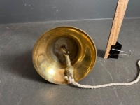 Brass School Bell - 3