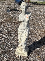 Concrete Lady Statue 