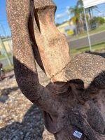 Concrete Lady with Urn Statue - 3