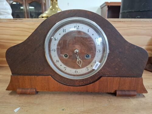 Enfield England Mantle 8 Day Clock w. Key