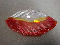 Leaf Shaped Serving Tray - Possibly Manganese Glass (see images) - 3