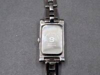 Ladies Silver Tone and Marcasite Trimmed Quartz Watch (New battery) - 3