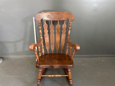 Beautiful Mid Century Timber Rocking Chair - Excellent Condition