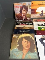 A Large Lot of Collectable Music Vinyl - Include Various Records of Neil Diamond  - 2