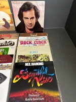 A Large Lot of Collectable Music Vinyl - Include Various Records of Neil Diamond  - 4