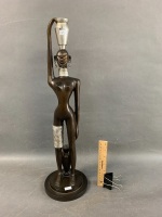 Bronzed Resin African Figuring in the Style of Karl Hagenhauer - 2