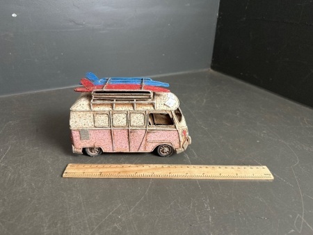 Vintage Metal Kombi Van Home Decoration - Approx 20W