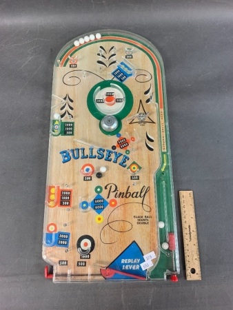 Vintage 1960's Marx Toy Table Top Pinball Game