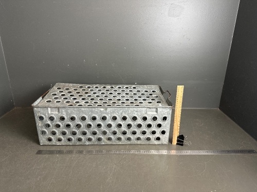 Industrial Perforated Box - Galvanised Steel  