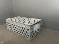 Industrial Perforated Box - Galvanised Steel   - 2