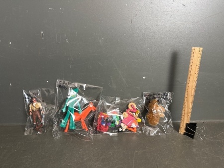 Mixed Lot of Vintage Collectable Figurines - Includes  1x Gumby - 1x Disney Figurines - 1x Vintage Alf the Alien - 1x Robin Hood