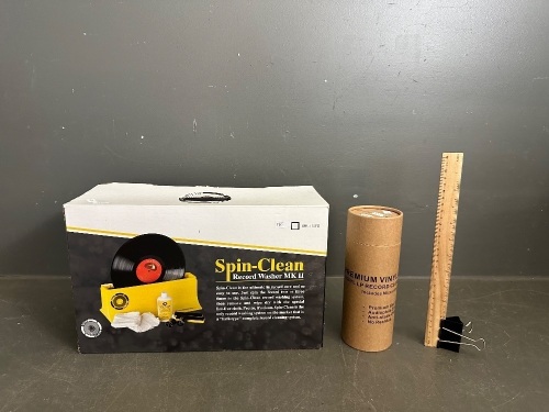 Vinyl Cleaning Kit - Includes a Spin Clean Record Washer and a Cleaning Spray