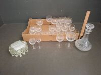 Selection of Arabia & Orrefors Crystal Glassware