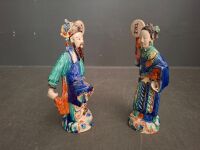 Antique Chinese Hand Painted Figurines - 3