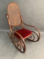 Large Antique Bentwood Rocking Chair