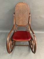 Large Antique Bentwood Rocking Chair - 2