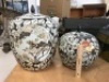 2 Chinese Ceramic Lidded Jars - 2