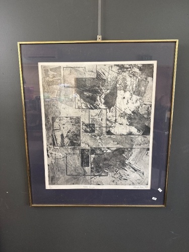 Wendy Stokes Etching Tidal Energy Series 9/10