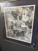 Wendy Stokes Etching Tidal Energy Series 9/10 - 2