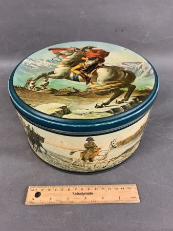 Vintage Napoleon Biscuit Tin