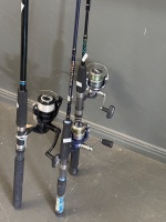 3 Fishing Rods and Reels - 2