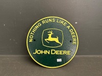 John Deere Cast Iron Sign - 2