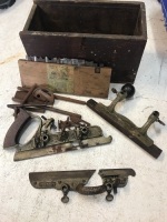 Stanley No. 45 Combination Plane with Cutting Blades in Original Box