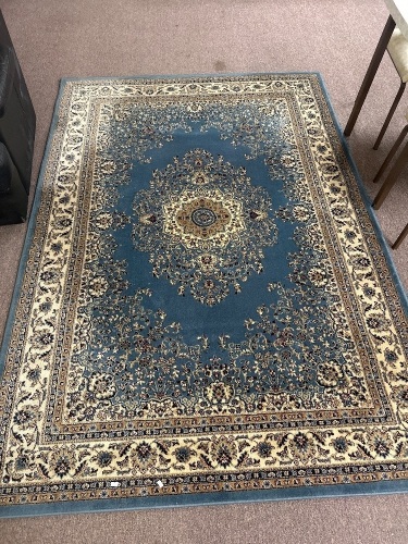 Blue Moro Styled Rug - Made in Turkey