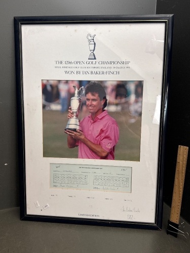 Ian Baker Finch 120th British Open Winner Limited Edition 7/50