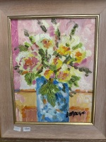 Still life Oil on Board by Borough - 2