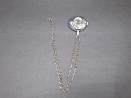 Ascot Pocket Watch on 925 Silver Chain