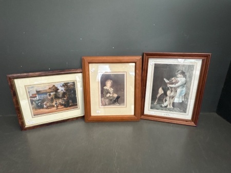 3 Vintage Prints