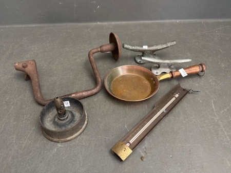 Mixed Lot of Brass and Trench Art Misc Items