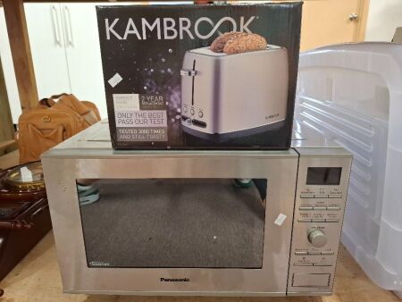 Panasonic Inverter Microwave & Kambrook Toaster