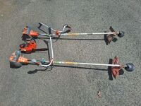 2 Husqvarna Whipper Snippers and Homelite Chainsaw