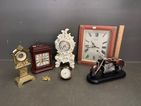 Variety of Clocks