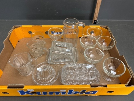 Large Mixed Lot of Glassware