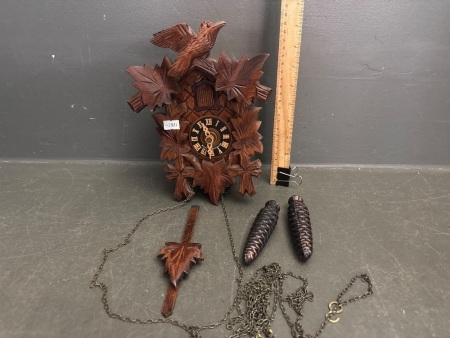 Wooden Cuckoo Clock - Made in Germany 