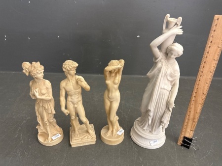 4x Made in Italy Figurines