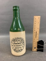 Rare Mullavey Ginger Beer Bottle from Roma - Good Condition