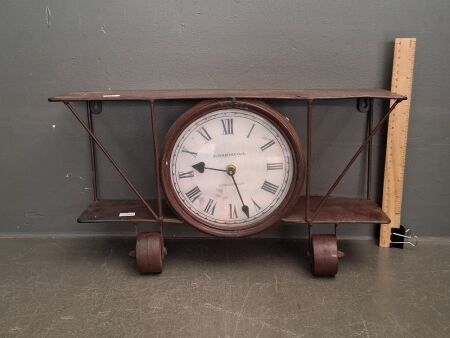 Rutherford Clocks England Aeroplane Clock