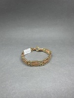 9ct Rose & Yellow Gold Gate Bracelet - 3